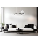 Lampy wiszące kule - Luces Exclusivas PARLA Wisząca Nowoczesna czarny 7xG9 max 6W LE42602 - produkt 7
