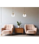 Lampy wiszące - Luces Exclusivas BANES Wisząca Nowoczesna złoty i odcienie złota 1xΕ27 max 12W LE42653 - product 7