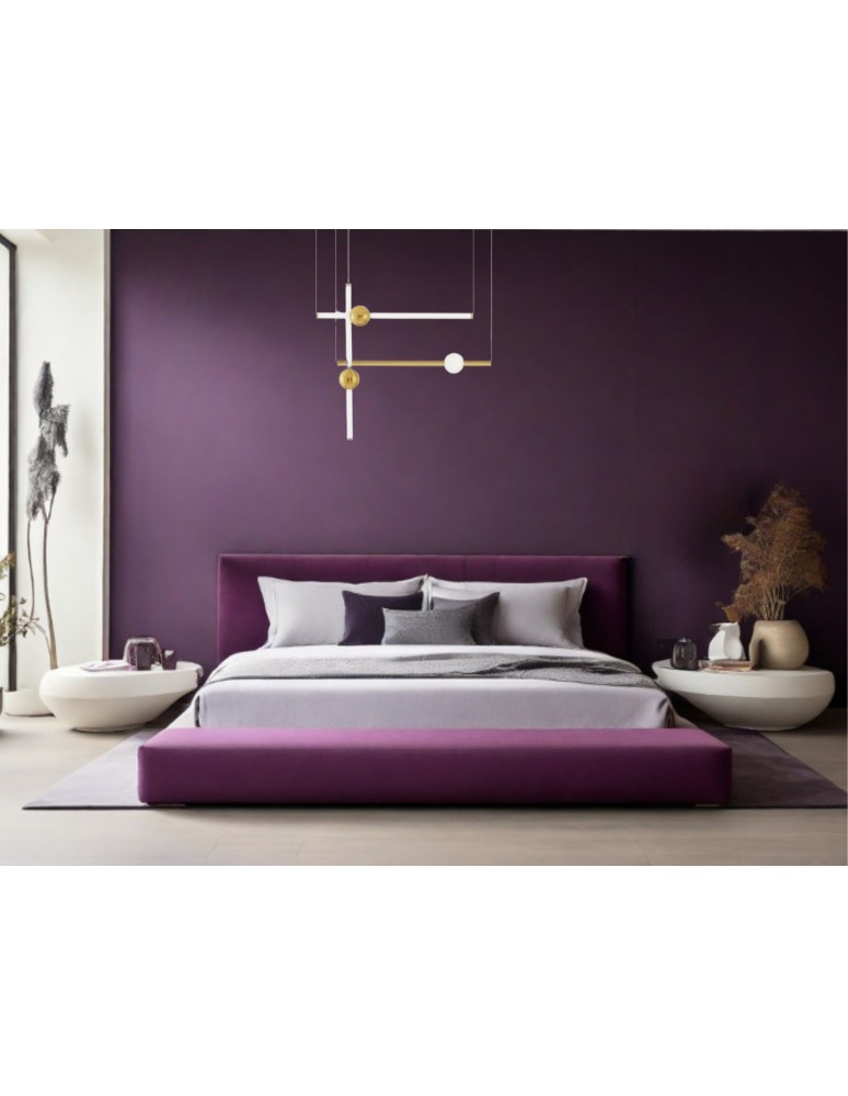 Lampy wiszące - Luces Exclusivas IGUALA Wisząca Nowoczesna złoty i odcienie złota 1xLED max 10W 3000K LE42764 - produkt kolory-swiatla.pl 4