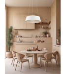 Lampy wiszące - Luces Exclusivas CANCUN Wisząca Nowoczesna biały 1xLED max 40W 3000K LE42801 - product 3