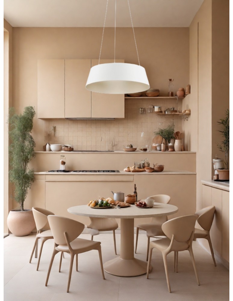 Lampy wiszące - Luces Exclusivas CANCUN Wisząca Nowoczesna biały 1xLED max 40W 3000K LE42801 - product kolory-swiatla.pl 3