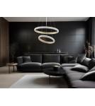 Lampy wiszące - Luces Exclusivas AMECA Wisząca Nowoczesna złoty i odcienie złota 1xLED max 41,5W 3000K LE42818 - produkt 5
