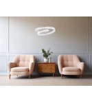 Lampy wiszące - Luces Exclusivas SINALOA Wisząca Nowoczesna srebrny i odcienie srebra 1xLED max 50W 3500K LE42924 - product 3