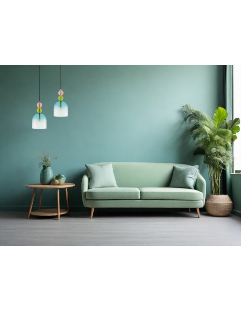 Luces Exclusivas BALAM Wisząca Nowoczesna złoty i odcienie złota 1xE14 max 5W LE43396