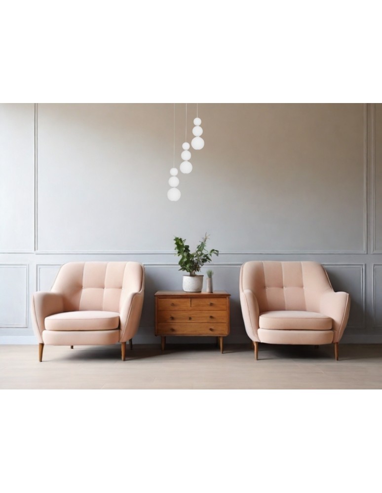 Lampy wiszące - Luces Exclusivas MOCA Wisząca Nowoczesna srebrny i odcienie srebra 1xLED max 23W 3000K LE43466 - produkt kolory-swiatla.pl 4