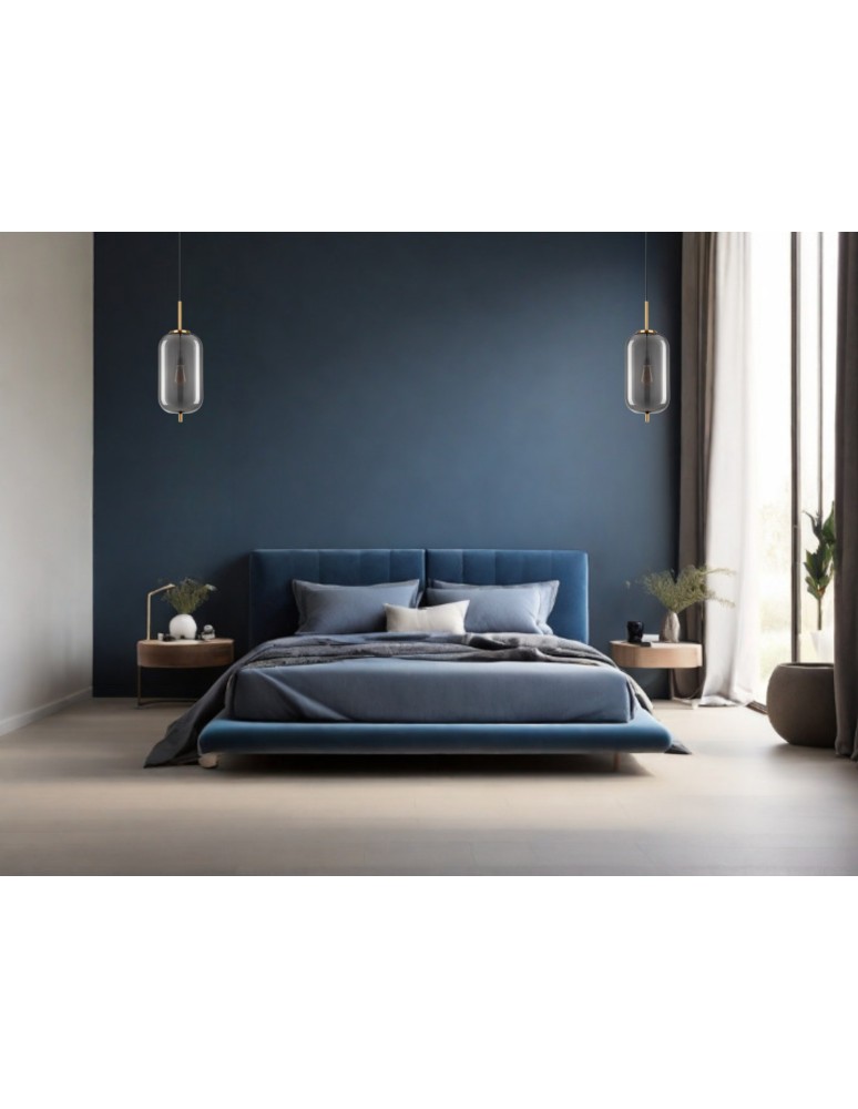 Lampy wiszące pojedyncze - Luces Exclusivas PILAR Wisząca Nowoczesna złoty i odcienie złota 1xE27 max 12W LE43662 - product kolory-swiatla.pl 3