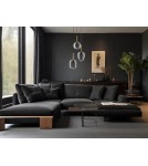 Lampy wiszące - Luces Exclusivas PILAR Wisząca Nowoczesna złoty i odcienie złota 3xE27 max 12W LE43668 - product 3