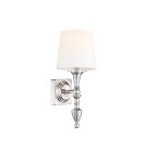 Kinkiety w stylu Hampton - CosmoLight Kinkiet AUSTIN W01118NI-WH Nikiel - product 1