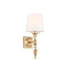Kinkiety w stylu Hampton - CosmoLight Kinkiet AUSTIN W01125AU-WH Złoty - product 1