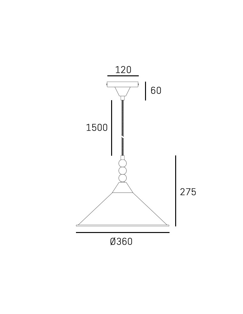 Lampy wiszące loftowe - CosmoLight Lampa wisząca ASHFORD P01524AU Złoty - product kolory-swiatla.pl 2