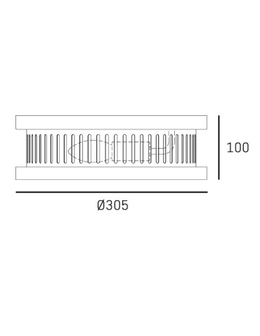 CosmoLight Plafon FUNCHAL C03163BK Czarny - produkt 2