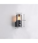 Lampy zewnętrzne z czujnikiem ruchu - Trio Zewnętrzna Ścienna HOOSIC - CZUJNIK RUCHU 222260132 - product 8