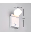 Lampy zewnętrzne z czujnikiem ruchu - Trio Zewnętrzna Ścienna ADOUR - CZUJNIK RUCHU 245569131 - product 8
