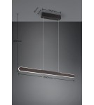 Lampy wiszące nad wyspę - Trio Wisząca LED HELIOS 343310132 - product 8