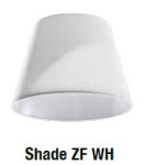Lampy wiszące z abażurem - AZzardo ZYTA M 1xE27 Czarny AZ1847 + abażur 26cm - produkt 3