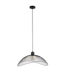 Lampy wiszące - ITALUX NUNEZ Wisząca Czarny 1xE27 PND-1702-1-L-B - produkt 2