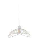 Lampy wiszące - ITALUX NUNEZ Wisząca Biały 1xE27 PND-1702-1-L-W - product 1