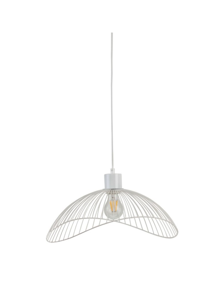 Lampy wiszące - ITALUX NUNEZ Wisząca Biały 1xE27 PND-1702-1-L-W - produkt kolory-swiatla.pl 1