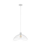 Lampy wiszące - ITALUX NUNEZ Wisząca Biały 1xE27 PND-1702-1-M-W - product 2