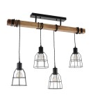 Lampy wiszące loftowe - ITALUX PONTE Wisząca Czarny 4xE27 PND-4290-4-L - product 1