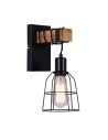 ITALUX PONTE Kinkiet Czarny 1xE27 WL-4290-1-L