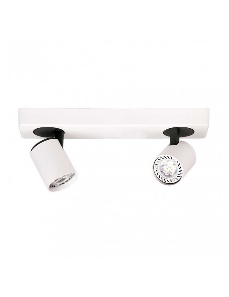 Lampy sufitowe reflektory - ITALUX ELVIRA Reflektory Biały 2xGU10 SPL-3142A-2-WH - produkt kolory-swiatla.pl 1