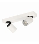 Lampy sufitowe reflektory - ITALUX FEDERICA Reflektory Biały 2xGU10 SPL-3001A-2-WH - product 1
