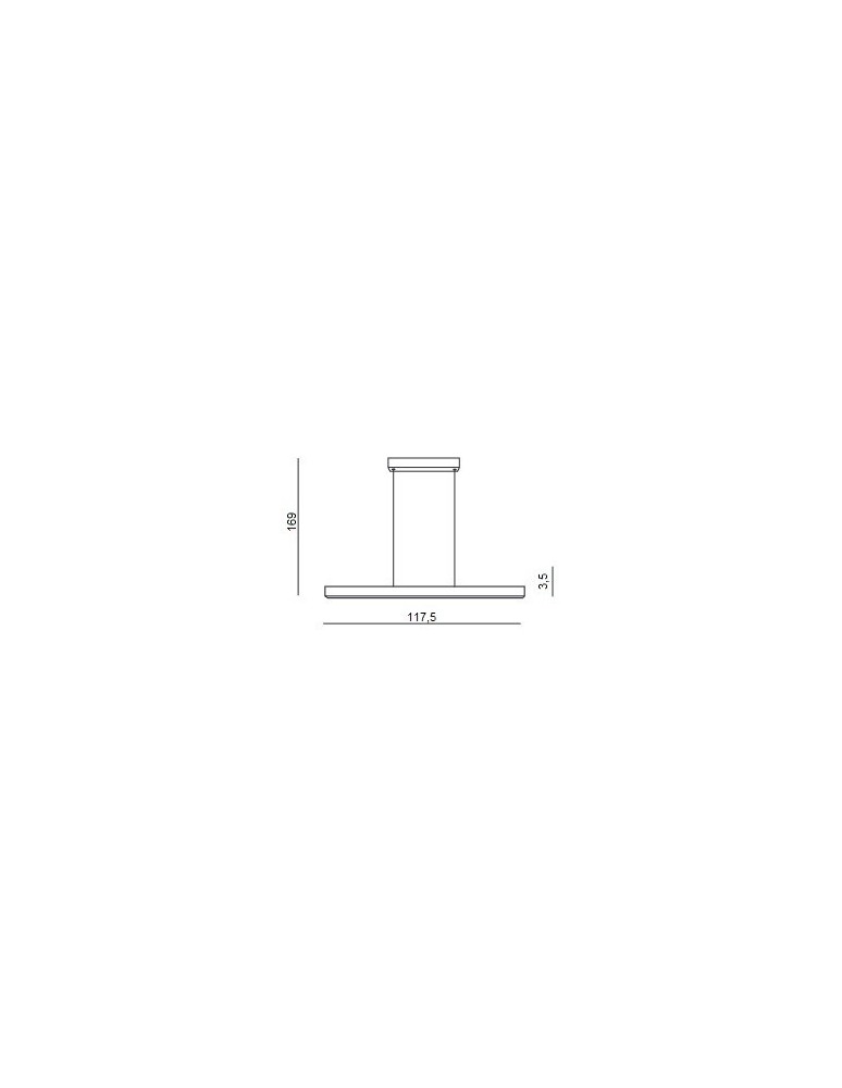 Lampy wiszące nad wyspę - Azzardo OLIVIER 120 3000K DIMM (10W+40W) CO Lampa Wisząca z Możliwością Ściemniania AZ5107 - product kolory-swiatla.pl 2