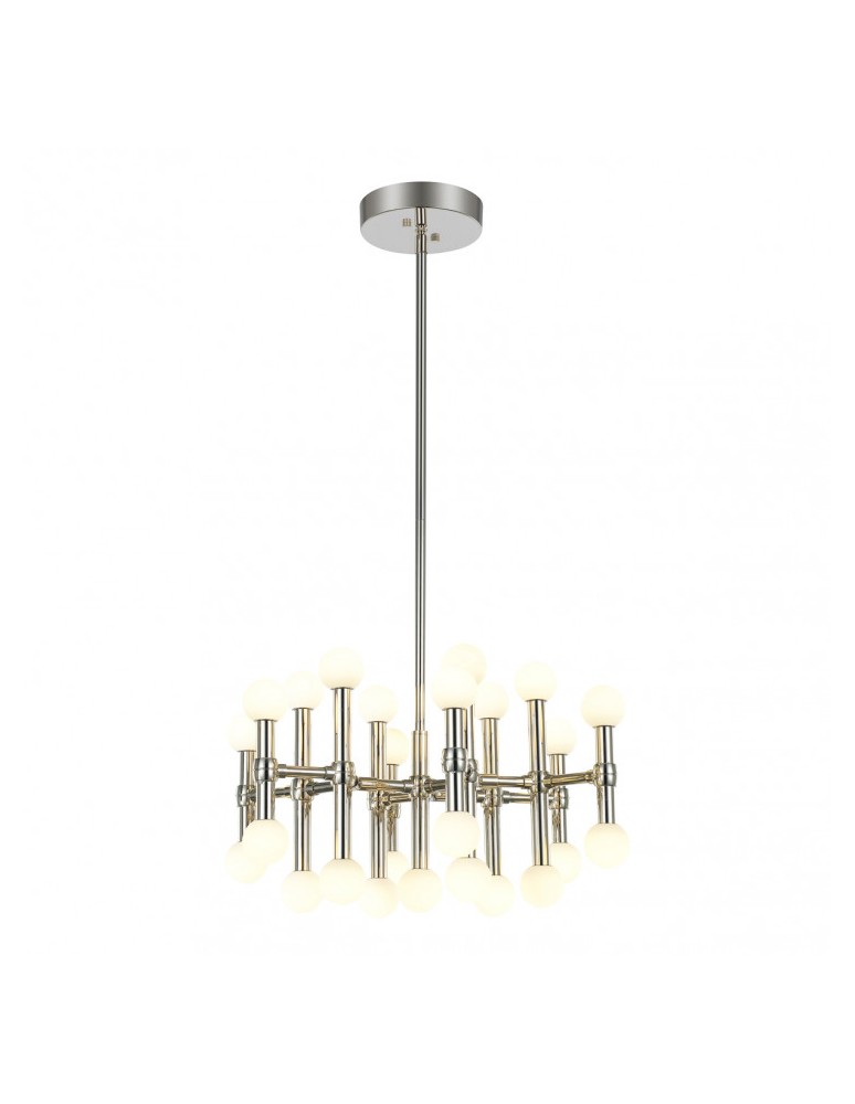 Żyrandole nowoczesne - ITALUX GIOVANNA Żyrandol Nikiel LED 3000K MX16009008-25A - produkt kolory-swiatla.pl 1