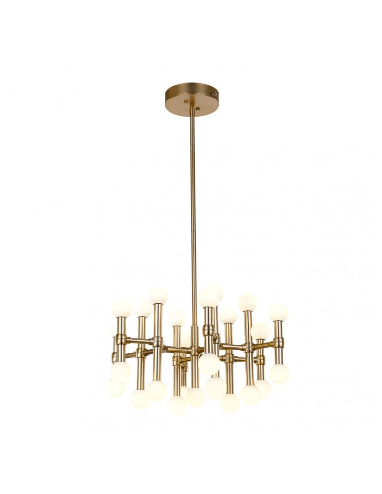 Żyrandole nowoczesne - ITALUX GIOVANNA Żyrandol Brąz vintage LED 3000K MX16009008-25A B - produkt kolory-swiatla.pl 1