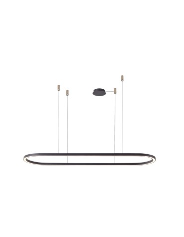 Azzardo ELENA 150 DIMM BK Lampa Wisząca AZ5057