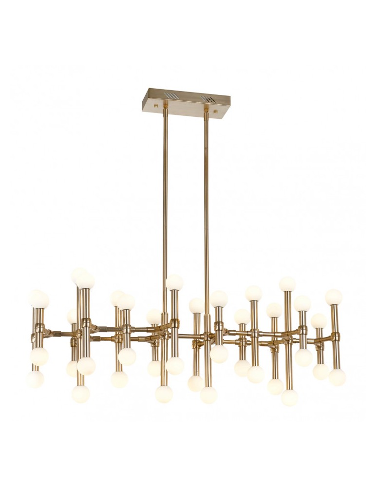 Żyrandole nowoczesne - ITALUX GIOVANNA Żyrandol Brąz vintage LED 3000K MX16009008-38A B - produkt kolory-swiatla.pl 1