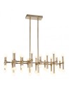 ITALUX GIOVANNA Żyrandol Brąz vintage LED 3000K MX16009008-38A B