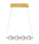 Lampy wiszące na listwie - Light Prestige Lampa wisząca Brillant 4 złota LED CCT LP-3303/4L GD - product 1