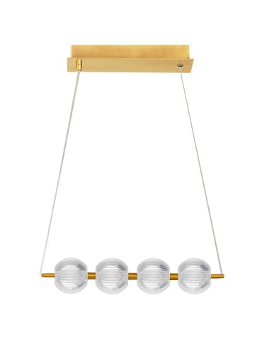 Light Prestige Lampa wisząca Brillant 4 złota LED CCT LP-3303/4L GD