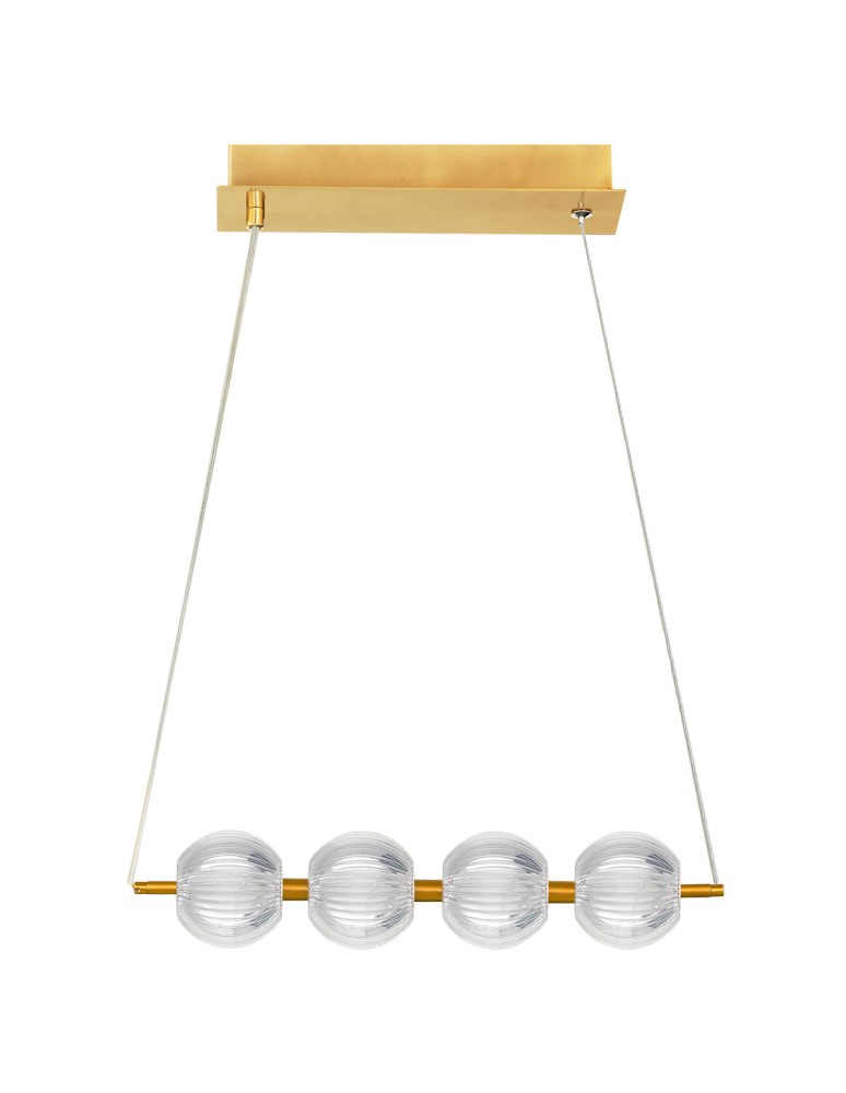 Light Prestige Lampa wisząca Brillant 4 złota LED CCT LP-3303/4L GD