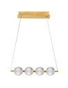 Light Prestige Lampa wisząca Brillant 4 złota LED CCT LP-3303/4L GD