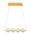 Lampy wiszące na listwie - Light Prestige Lampa wisząca Brillant 4 złota LED CCT LP-3303/4L GD - product 3