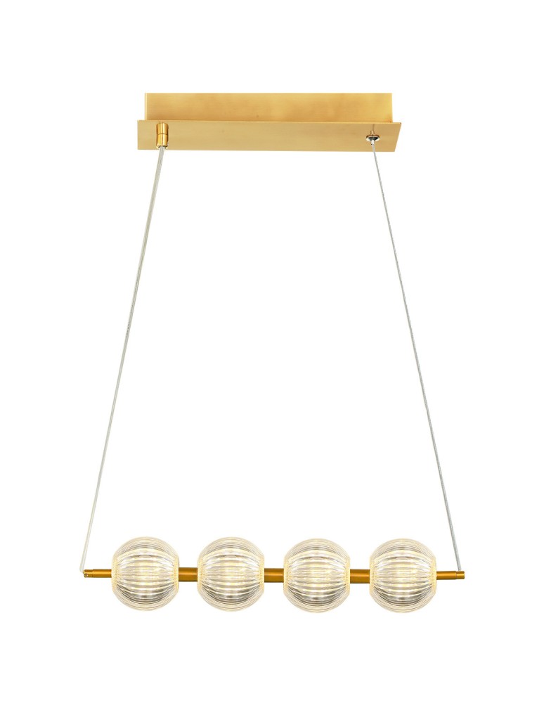 Light Prestige Lampa wisząca Brillant 4 złota LED CCT LP-3303/4L GD