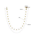 Light Prestige Lampa wisząca Dorado Rope 2 m złota LED CCT LP-002/2M CCT Light Prestige Lampa wisząca Dorado Rope 2 m złota LED CCT LP-002/2M CCT