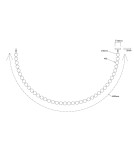 Lampy wiszące designerskie - Light Prestige Lampa wisząca Dorado Rope 4 m złota LED CCT LP-002/4M CCT - product 6
