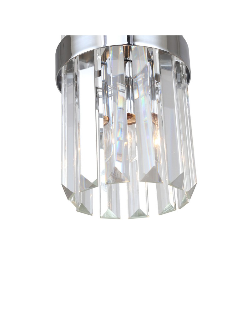 Light Prestige Lampa wisząca Vetro 1 chrom 1xE14 LP-2910/1P CH Light Prestige Lampa wisząca Vetro 1 chrom 1xE14 LP-2910/1P CH