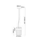 Light Prestige Lampa wisząca Vetro 1 chrom 1xE14 LP-2910/1P CH Light Prestige Lampa wisząca Vetro 1 chrom 1xE14 LP-2910/1P CH