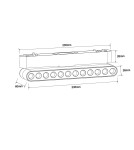 Light Prestige Reflektor Magnetic Slim Blaze 12W LED 3000K czarny LP-616-MAG SLIM 12W 3BK Light Prestige Reflektor Magnetic Slim Blaze 12W LED 3000K czarny LP-616-MAG SLIM 12W 3BK