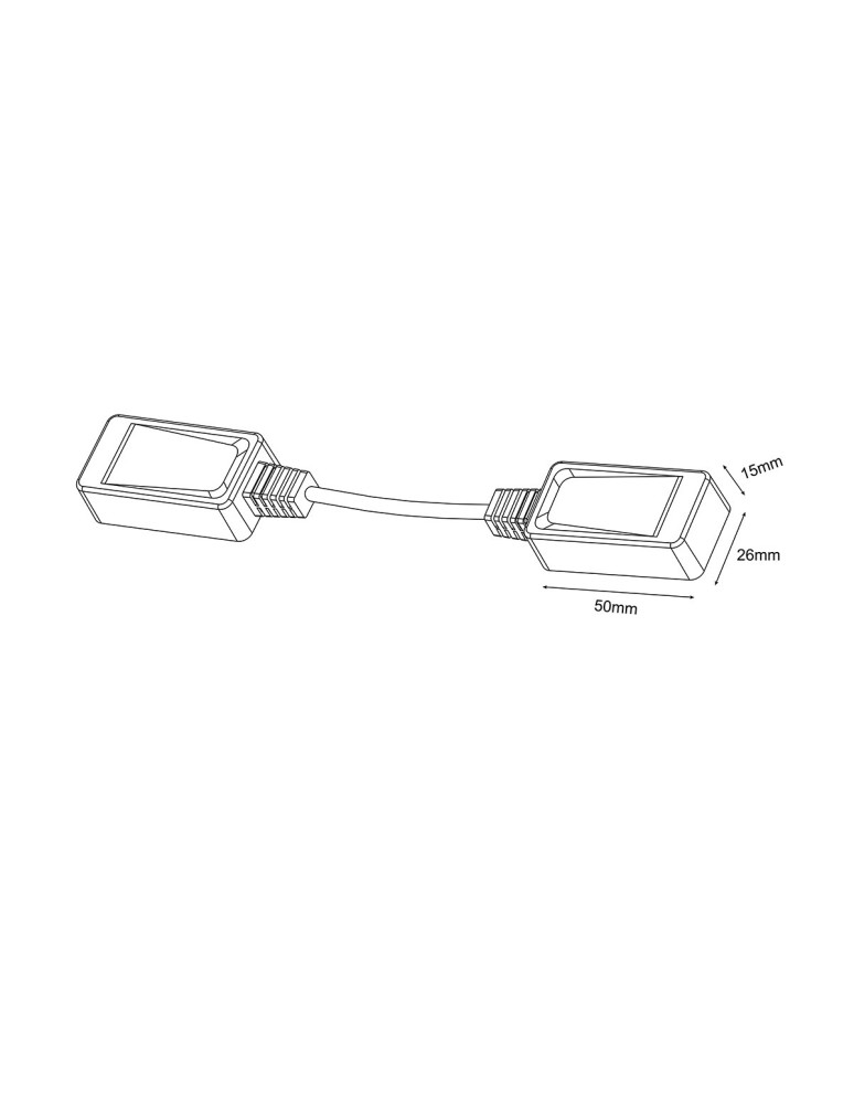 Akcesoria do szynoprzewodów magnetycznych - Light Prestige Łącznik natynkowy linka Magnetic Slim biały LP-656-MAG SLIM łącznik linka SM WH - product kolory-swiatla.pl 3