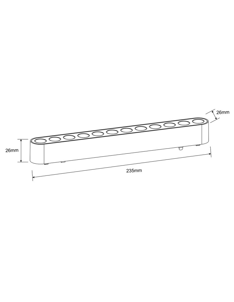 Light Prestige Reflektor Magnetic Slim Zing 12W LED 3000K biały LP-636-MAG SLIM 12W 3WH Light Prestige Reflektor Magnetic Slim Zing 12W LED 3000K biały LP-636-MAG SLIM 12W 3WH