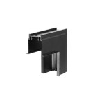 Akcesoria do szynoprzewodów magnetycznych - Light Prestige Łącznik podtynkowy L sufit-ściana Magnetic Slim czarny LP-656-MAG SLIM L RS kąt BK - product 1