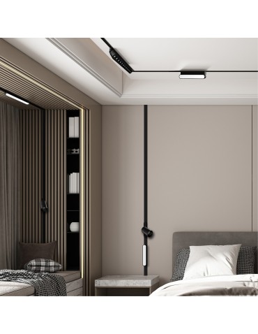 Light Prestige Szyna podtynkowa 2 m Magnetic Slim czarna LP-656-MAG SLIM 2m RS BK - product 2