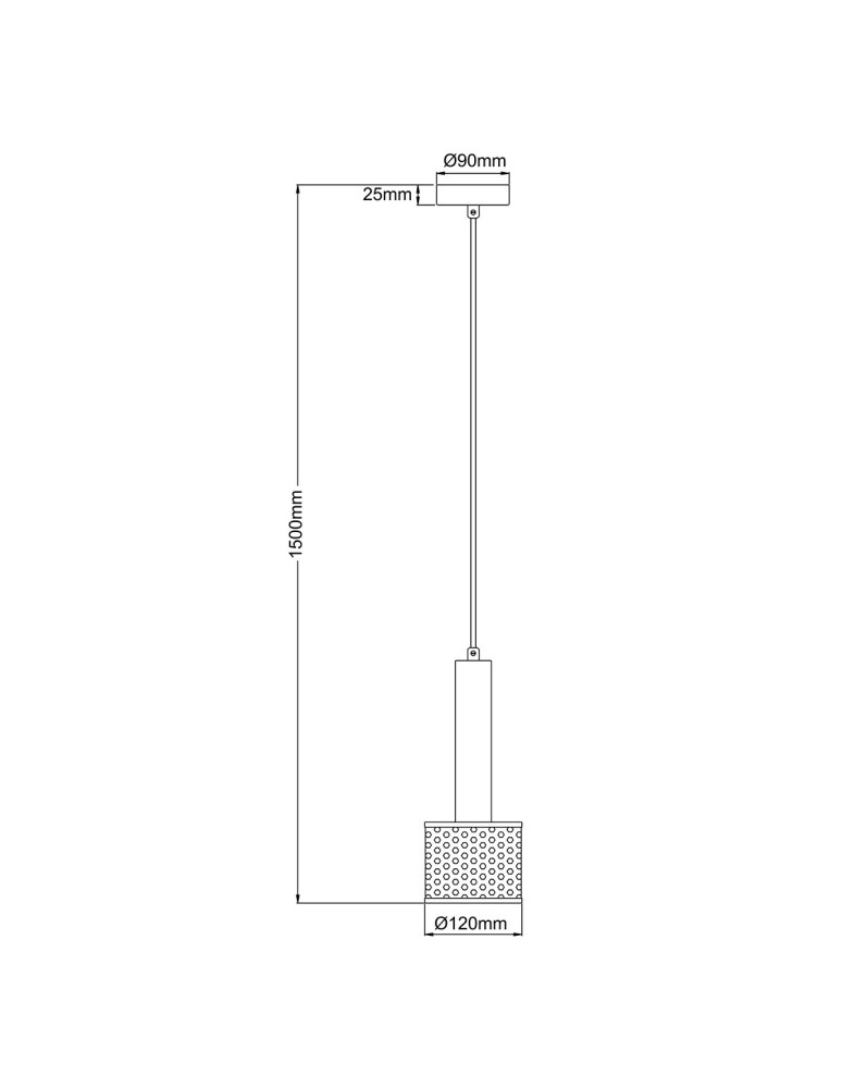 Light Prestige Lampa wisząca Amo złoto-czarna 1xE27 LP-0702/1P GD Light Prestige Lampa wisząca Amo złoto-czarna 1xE27 LP-0702/1P GD
