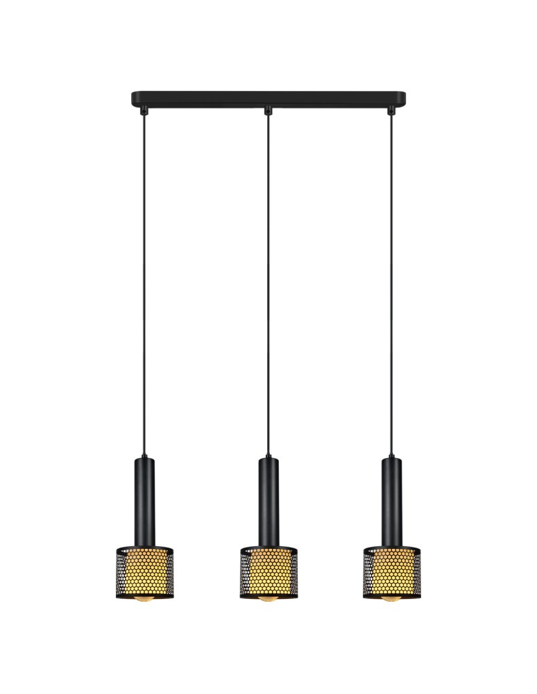 Light Prestige Lampa wisząca Amo czarna 3xE27 LP-0702/3L BK Light Prestige Lampa wisząca Amo czarna 3xE27 LP-0702/3L BK
